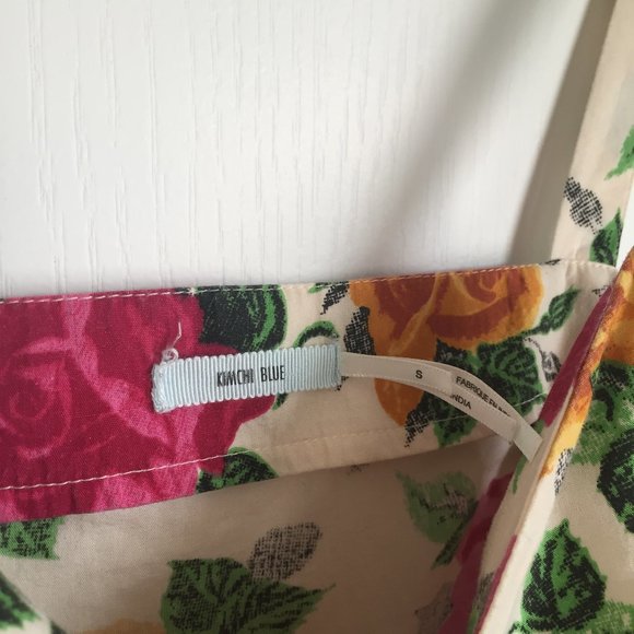 Kimchi Blue Button Up Rose Dress - Picture 6 of 7